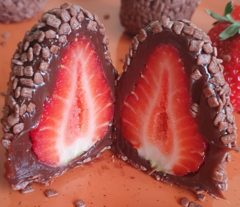Coxinha de morango
